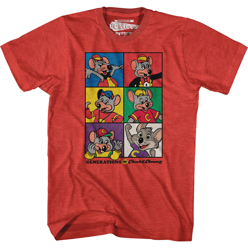 6 Cheeses Chuck E Cheese Tshirt